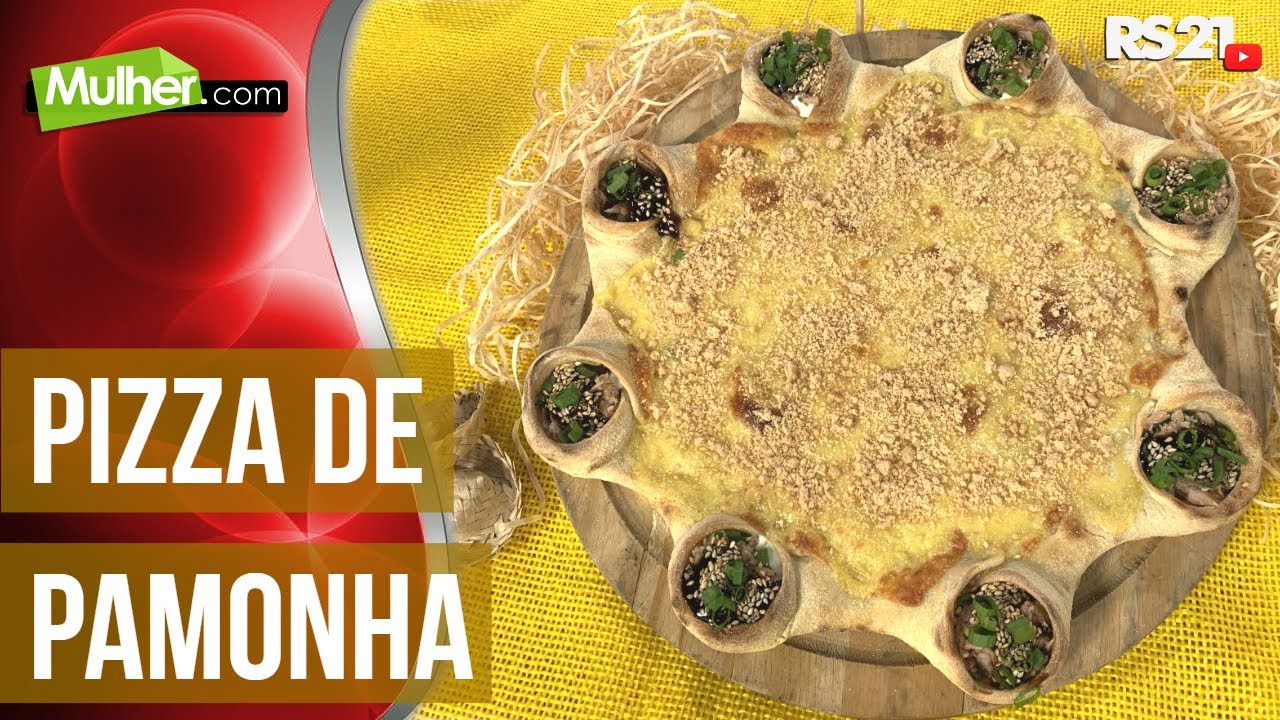 Como fazer pizza de pamonha | @RedeSeculo21 | 28/06/2022 | Mulher.com