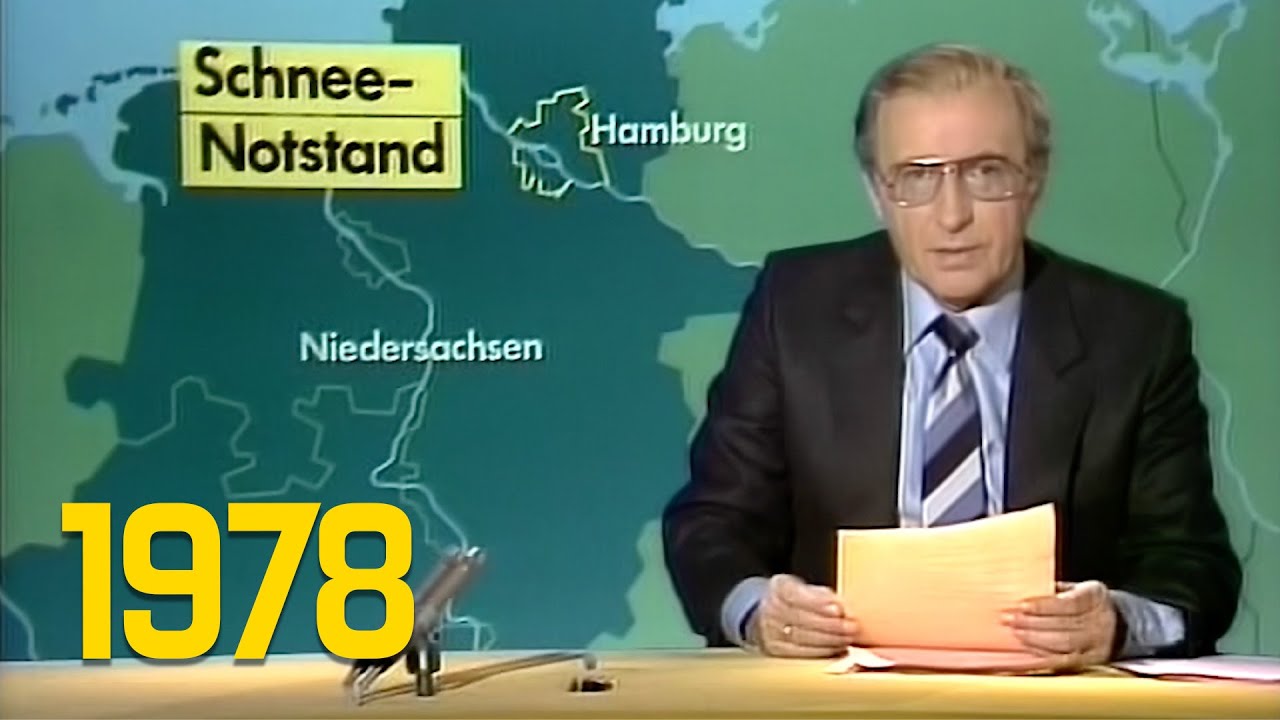 ARD Tagesschau 20:00 Uhr mit Karl-Heinz K&ouml;pcke (31.12.1978)