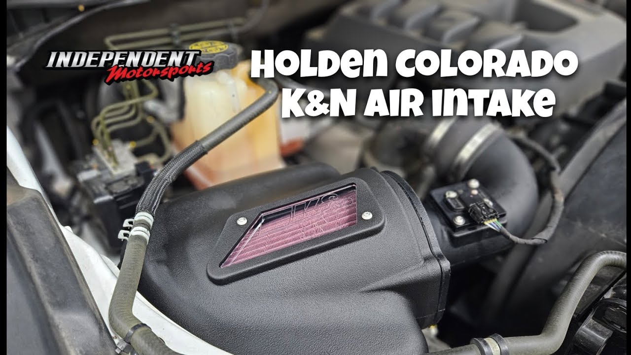 Обновление воздухозаборника Holden Colorado K&N решает все проблемы проблемного воздухозаборника