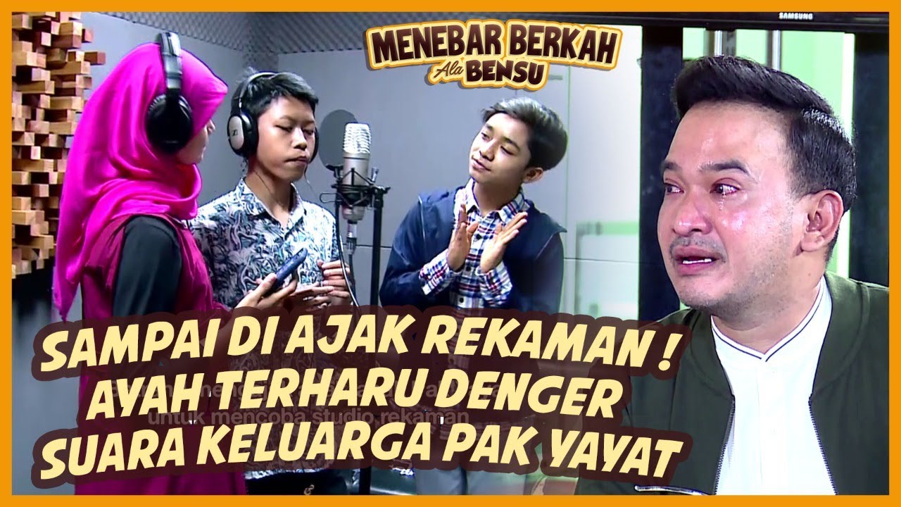 Sampai di Ajak Rekaman ! Ayah Ruben Terharu Denger Suara Keluarga Pak Yayat