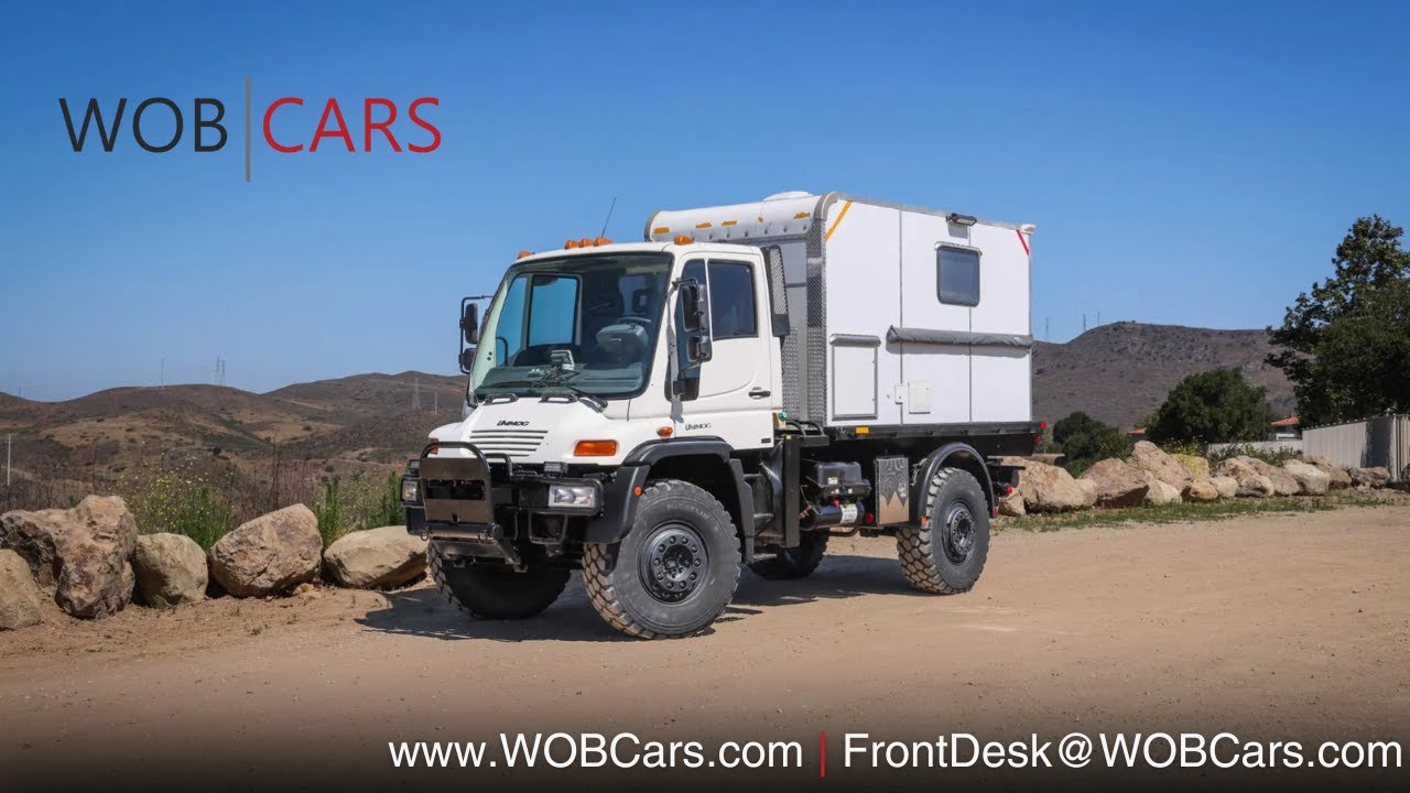 Walk Around this 16k-Mile 2004 Mercedes-Benz Unimog U500 Camper Conversion! | WOB Cars