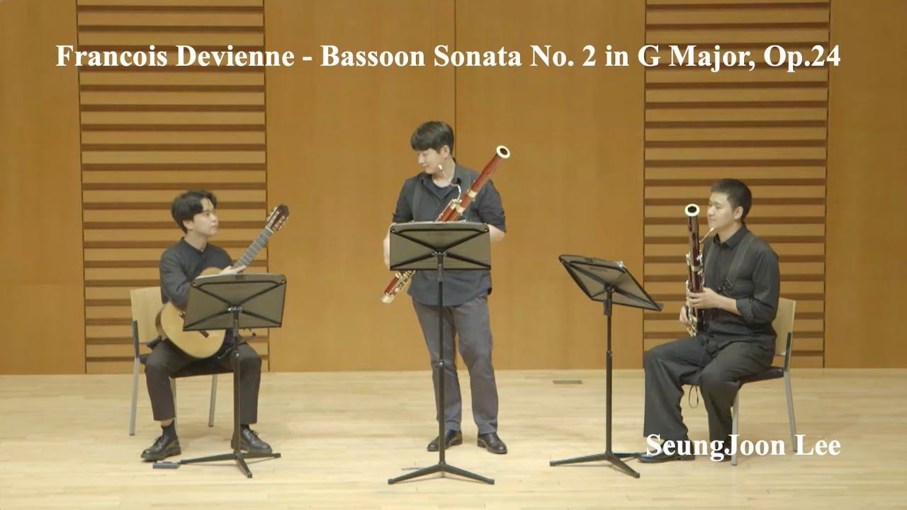 Francois Devienne - Bassoon Sonata No. 2 in G Major, Op.24 / SeungJoon Lee