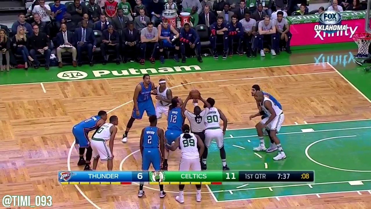 Amir Johnson Highlights vs Oklahoma City Thunder (17 pts, 5 ast)