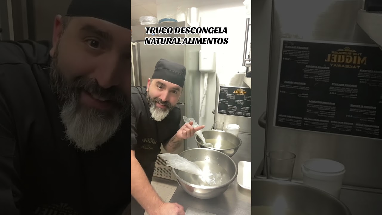 TRUCO PARA DESCONGELAR ALIMENTOS RÁPIDO Y EFICAZ