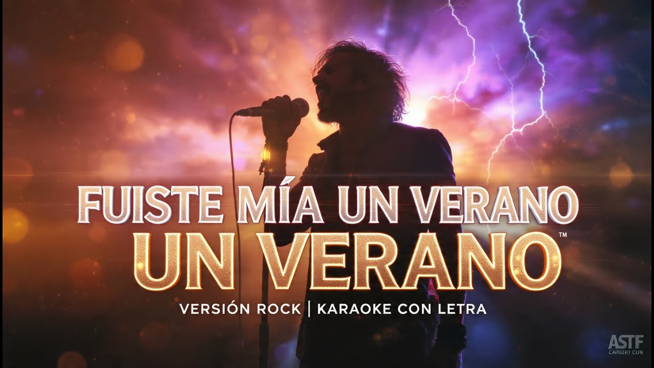 FUISTE MÍA UN VERANO (Versión Rock) - Leonardo Favio | Karaoke con Letra