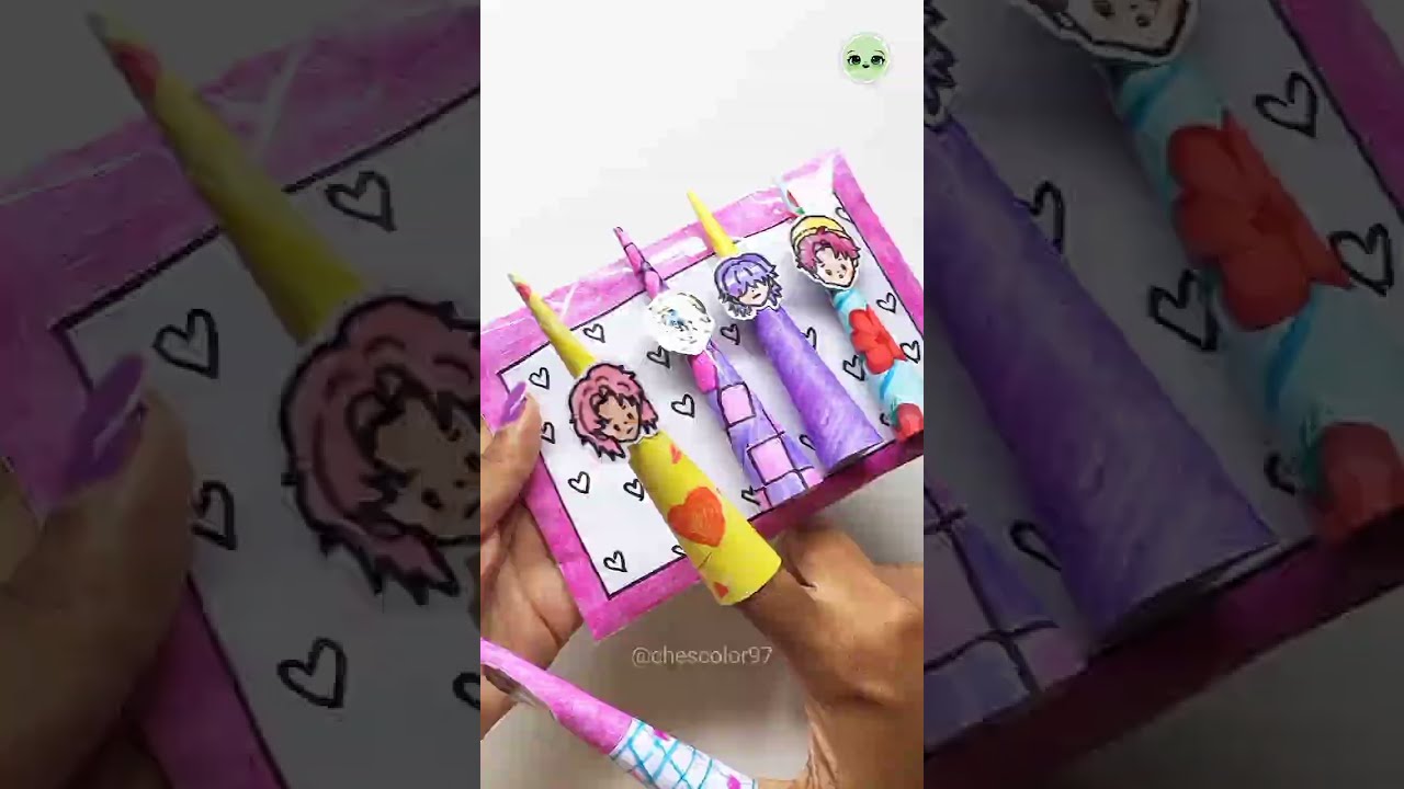 Paper Nails Blind Bag Compilation 💅✨ | All My Favorite DIY Designs