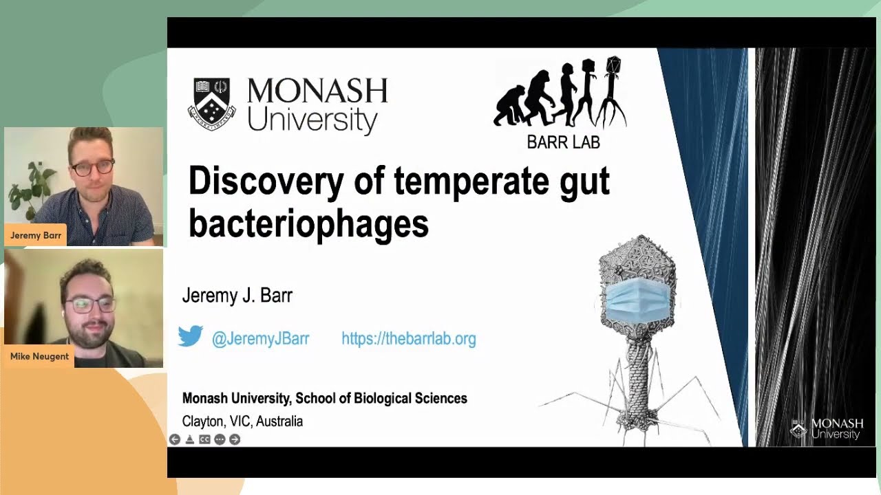 Jeremy Barr - Discovery and Characterisation of Temperate Gut Bacteriophages | S02 MVIF.16