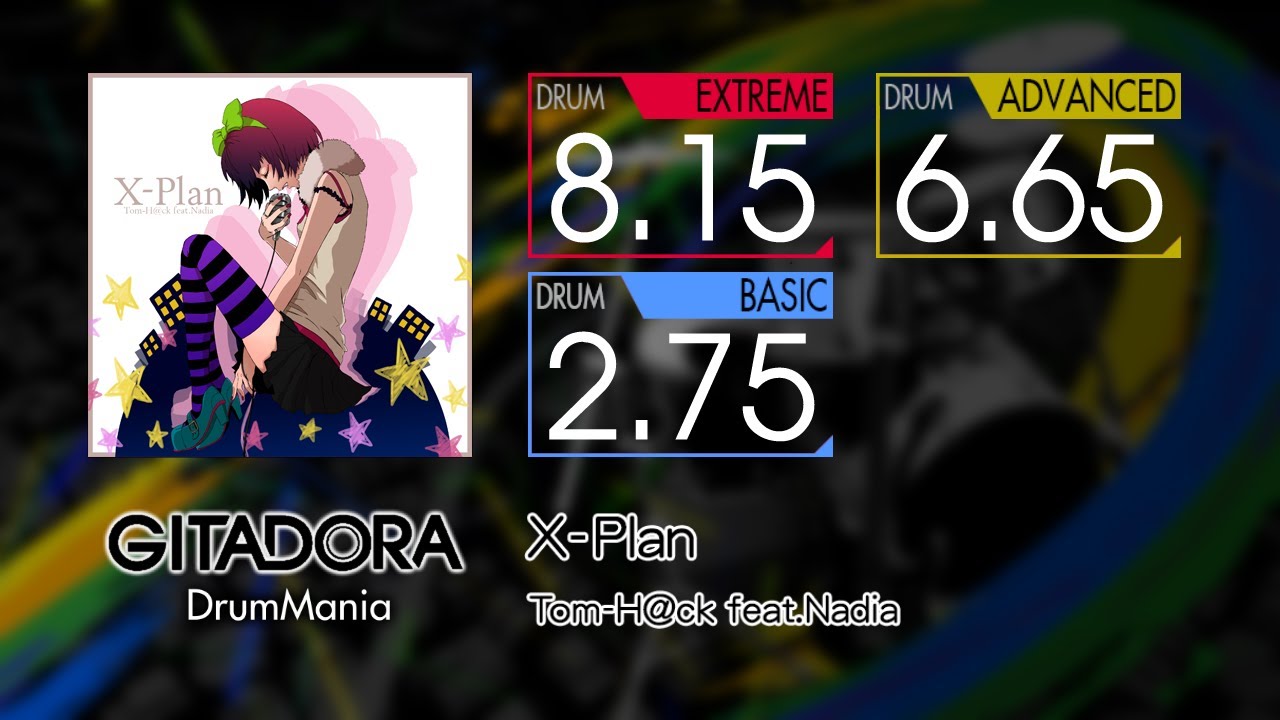 【GITADORA】 X-Plan (EXTREME ~ BASIC) Drum