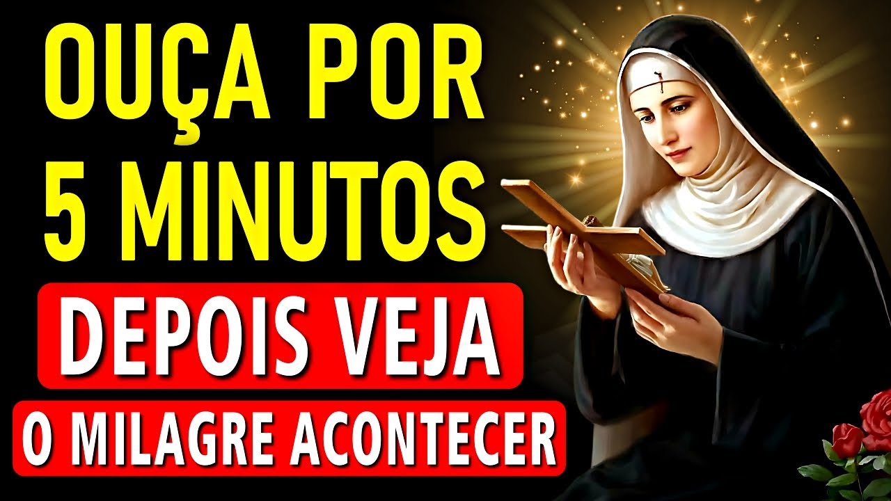 Oração MILAGROSA a SANTA RITA DE CÁSSIA, para RESOLVER CAUSAS URGENTES E IMPOSSÍVEIS em 24 Horas.