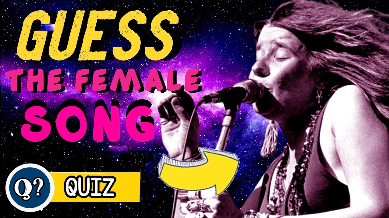Guess the 'FEMALE SONG' | Quiz | Trivia | Test | FEMALE SINGERS