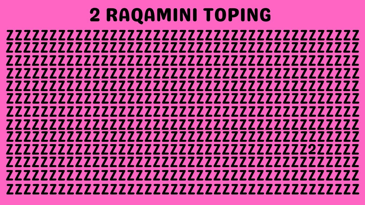 Raqamlar Bilan Bog'liq Savollar / Topishmoqlar / Mantiqiy Savollar va Boshqotirmalar