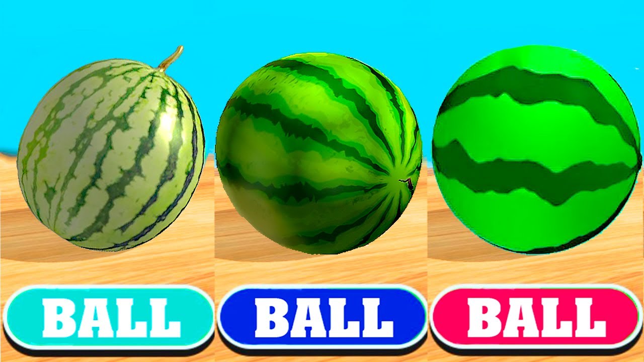 Going Ball, Action Ball, Rolling Ball Master - Which Watermelon Will Come 4 Levels First? Race-695