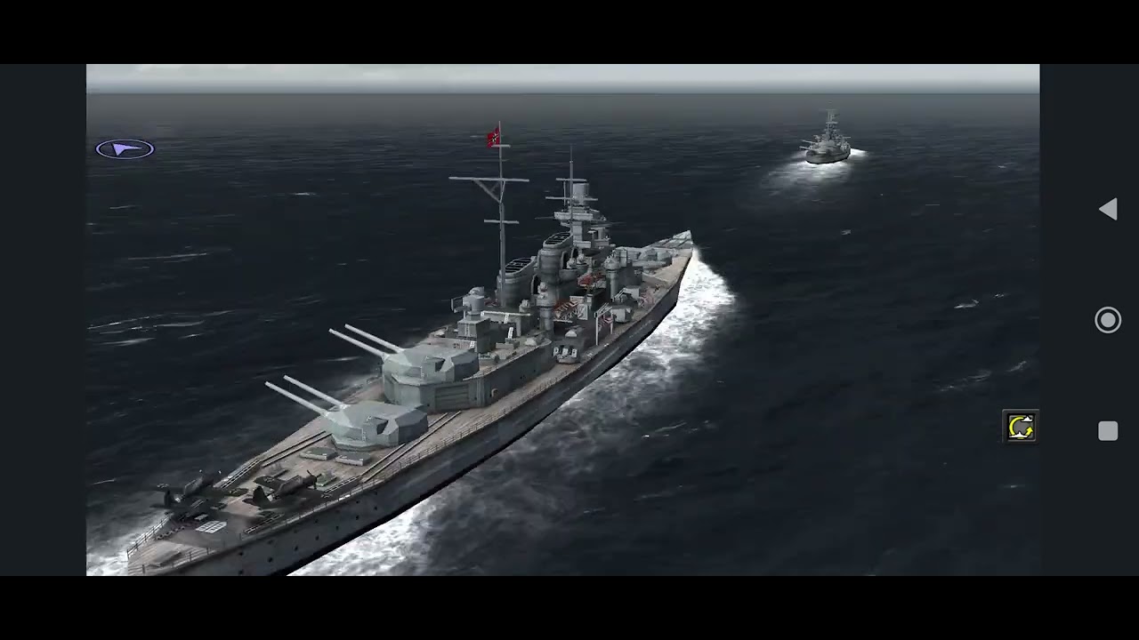 KMS Hutten and Berlichingen vs HMS Lion and Temeraire | Atlantic Fleet Gameplay