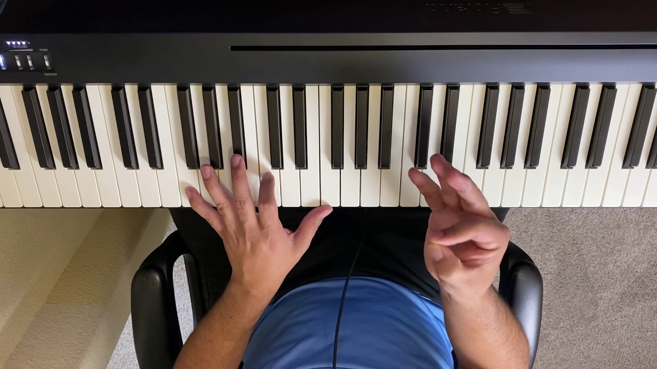 Cómo hacer arpegios con la mano izquierda en el piano 🎹