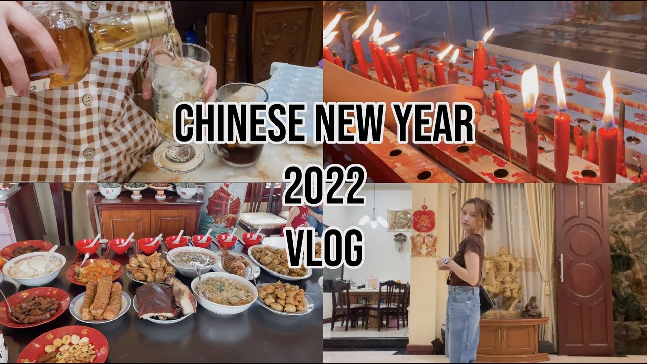 Chinese New Year Vlog 2022 // lots of eating, praying, cola time🧧