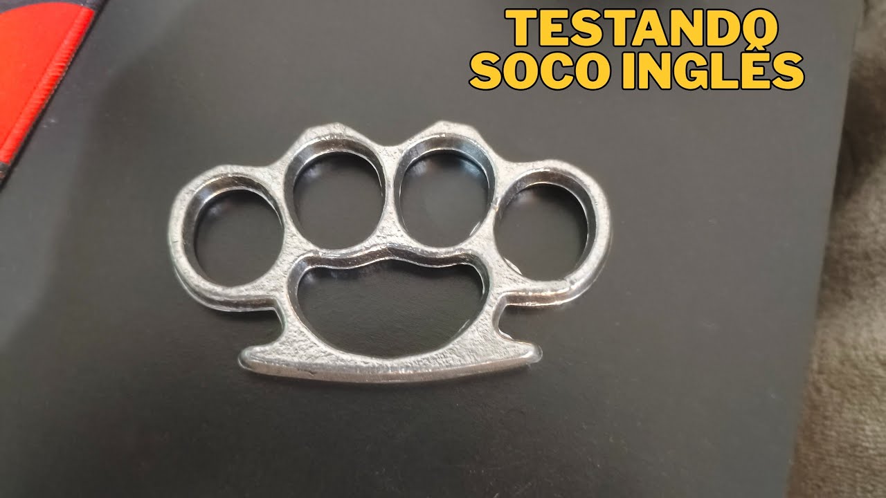 Testando Soco Inglês do Mercado Livre Em Um tijolo 