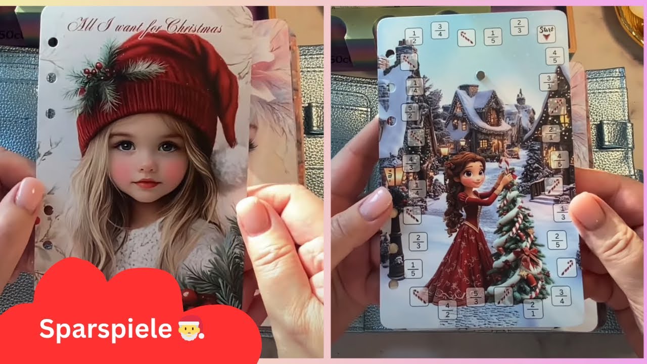 💕 Dezember-Sparspiele | 1. Woche | Teil 3💕 Sparen mit der Umschlagmethode