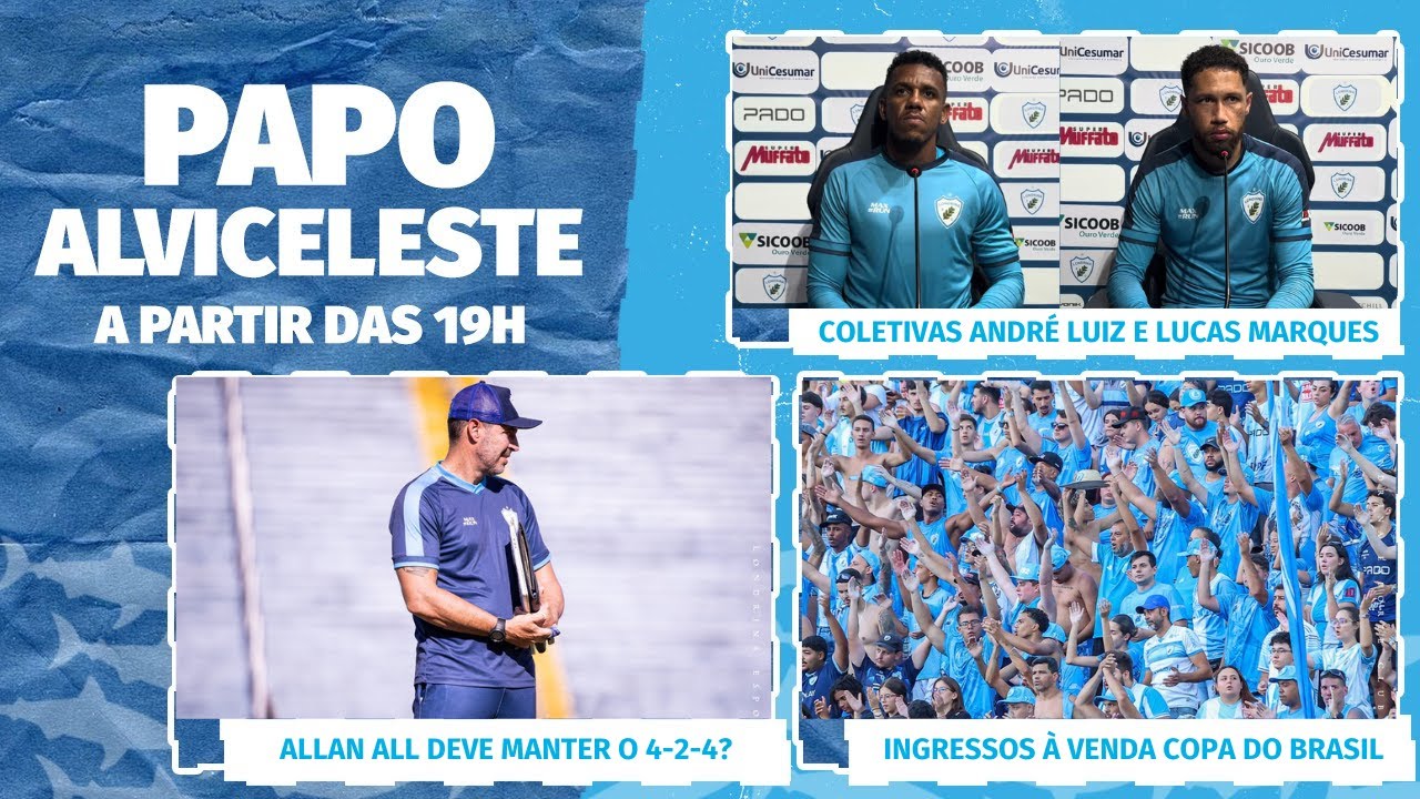 Allan Aal deve manter o 4-2-4 para domingo? | Ingressos Londrina x Penedense-AL pela Copa do Brasil