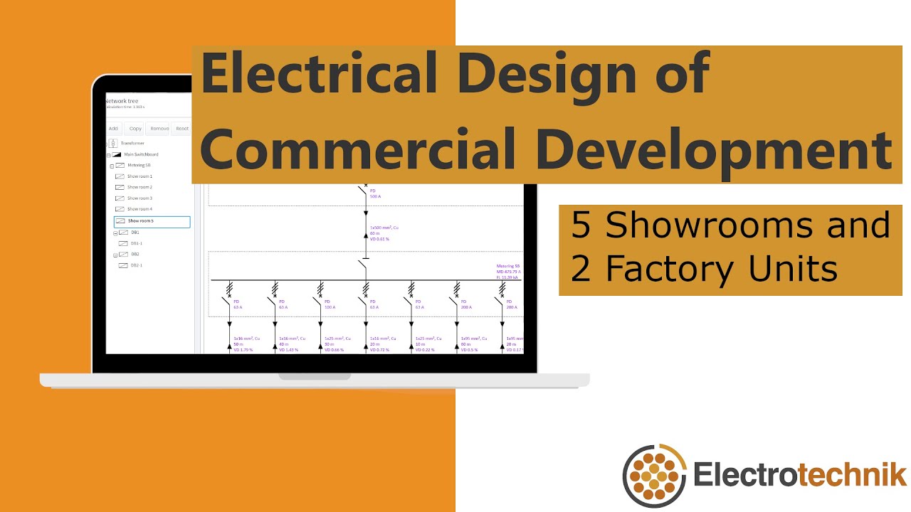 How to Design Electrical Services for a Commercial Project | ELEK Cable Pro Software