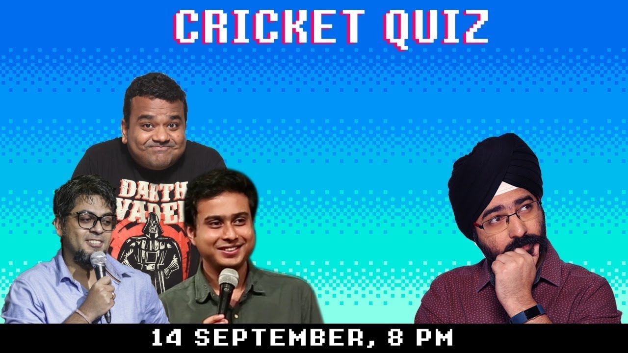 Cricket Quiz with Kumar Varun, Anirban Dasgupta & Abijit Ganguly-  Eighth Edition