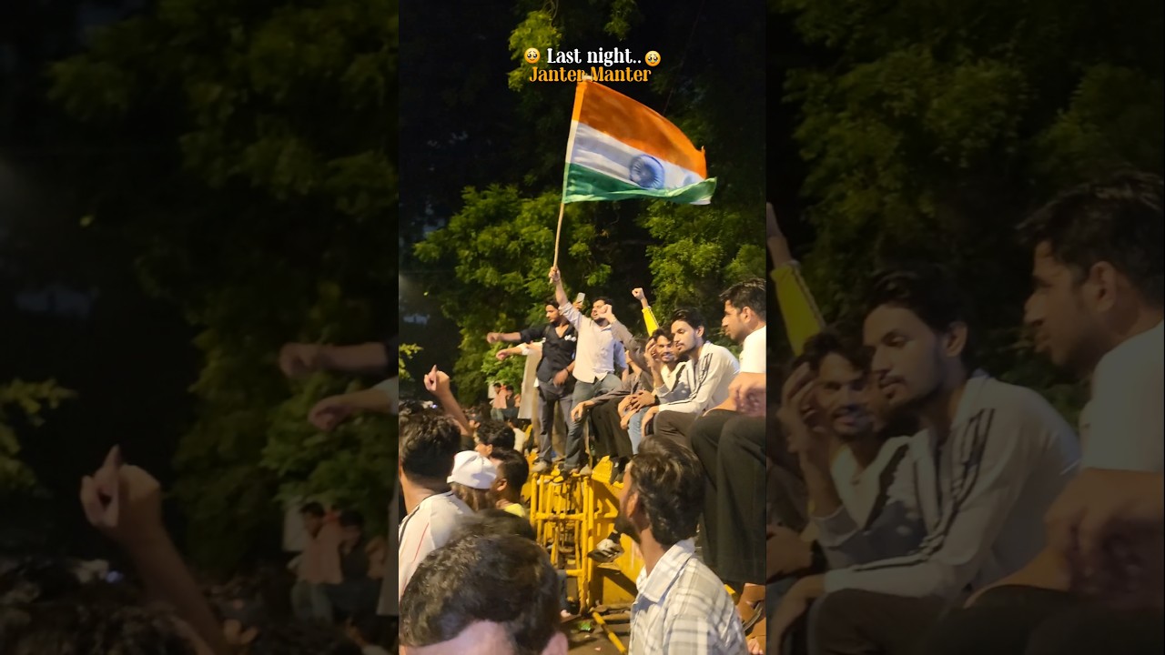 Last night janter Manter 🥹 #cockroachjantaparty#bhartiyakisanunion#jantarmantar#protest#live