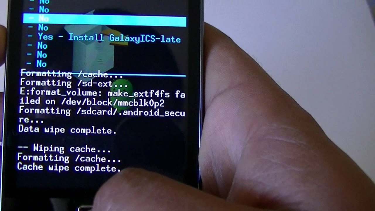 Install Real Android ICS 4.0.3 for Galaxy Ace : GalaxyICS Custom ROM