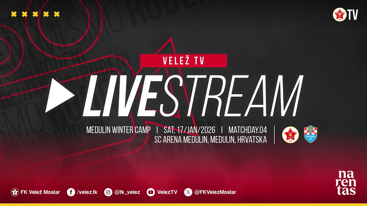 Medulin 2026 FINALE Arena Cup  I  FK Velež - HNK Vukovar 1991 2:1  I  17/01/2026