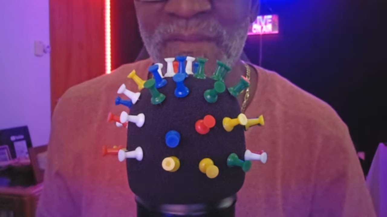 ASMR Pin Plucking And Scratching Therapy