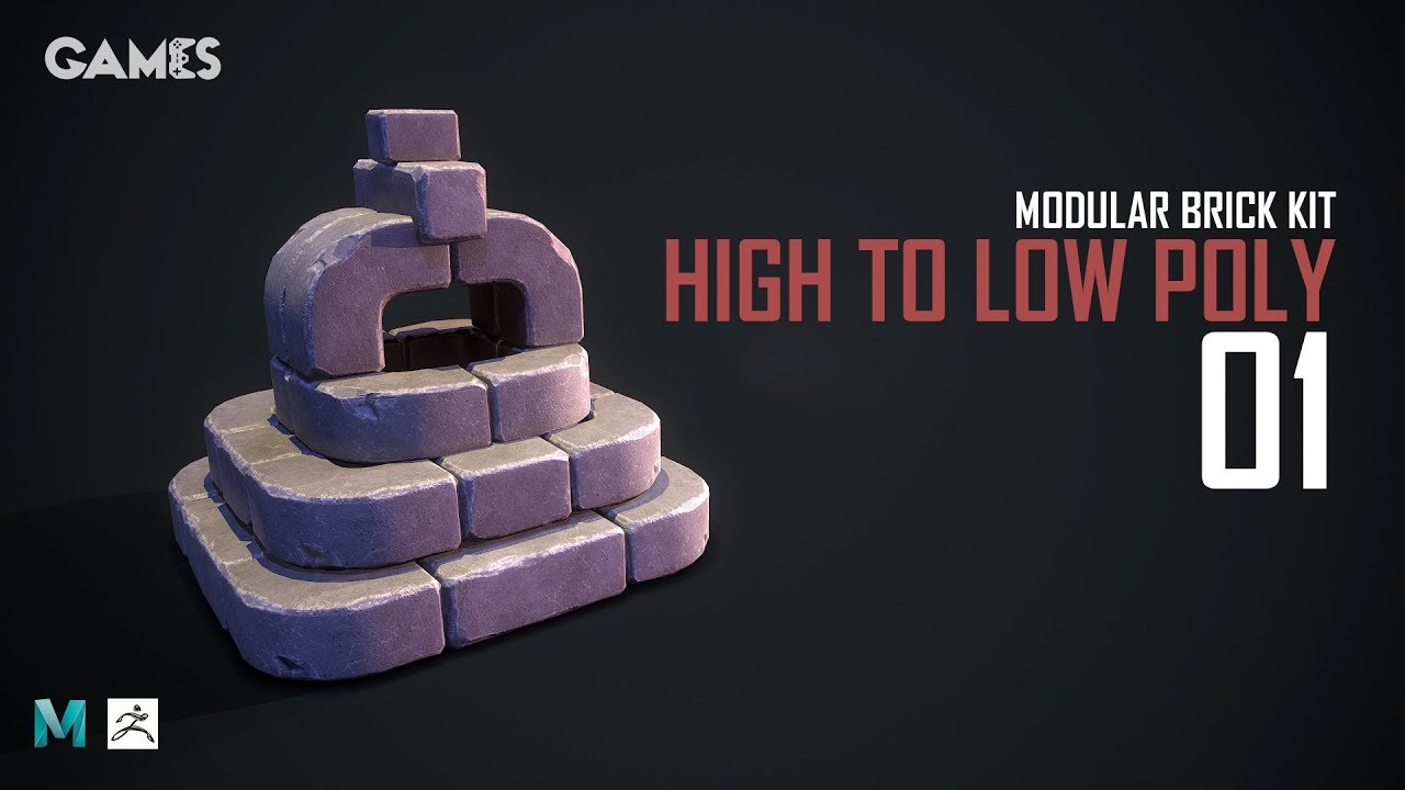 Sculpt Modular Brick Kit Fast Workflow ⚒