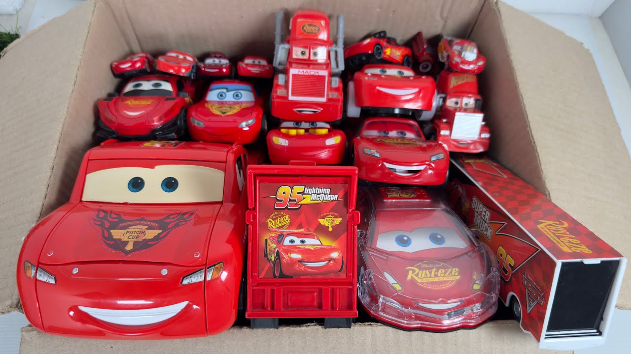 Disney Pixar Cars Unboxing Review | Full Lightning McQueen, Tow Mater, Doc Hudson, Sally, Mack