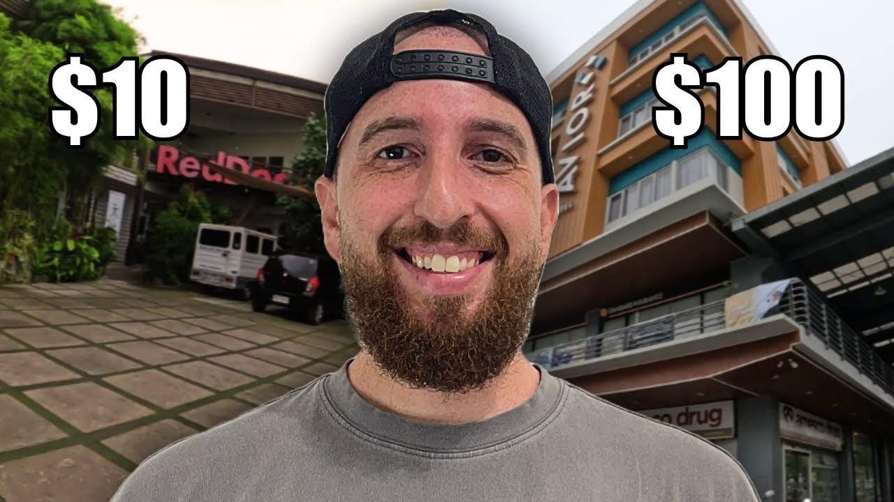 $10 vs $100 Hotel in the Philippines! 🇵🇭