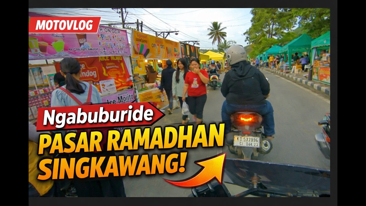 Ngabuburide Keliling Singkawang! Suasana Pasar Ramadhan yang Mulai Berubah | INDONESIA MOTOVLOG