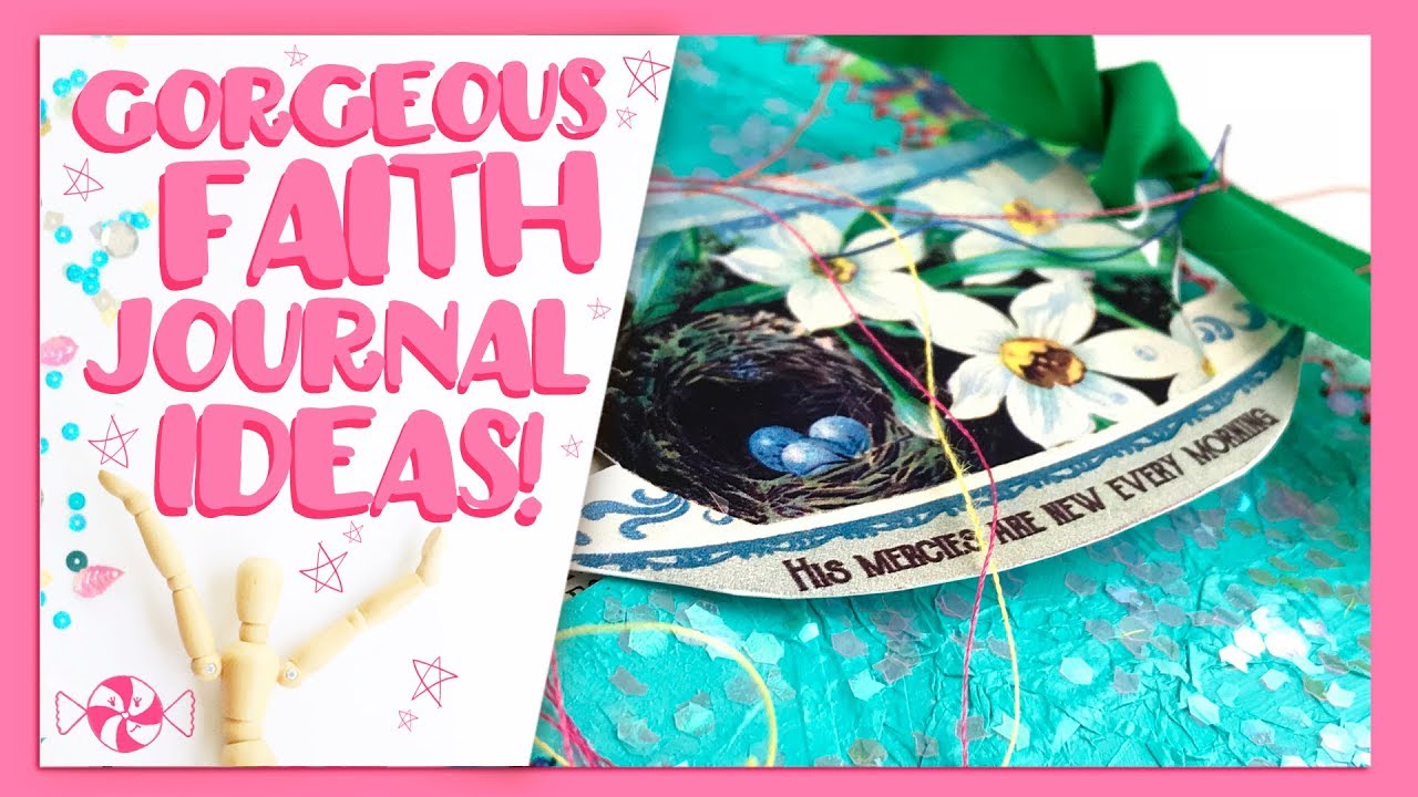 Making Faith Junk Journal Pages!  Beautiful Background Ideas!