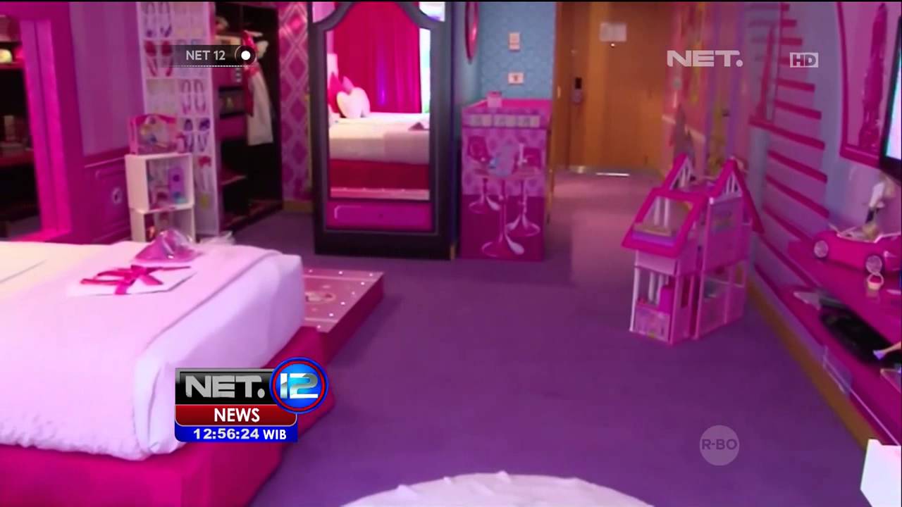 Hotel Bintang Lima dengan Kamar Bernuansa Barbie -NET12