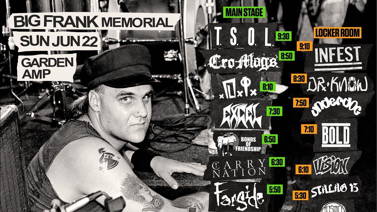 Orange County Hardcore Scenester: Aftermath #340 - Big Frank Harrison Memorial Show Recap*