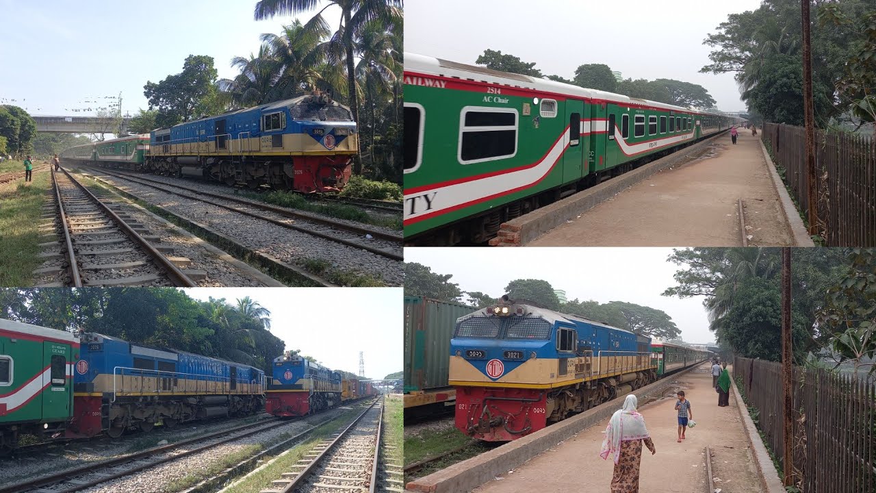 হঠাৎ করেই ননস্টপ সুবর্ণ এক্সপ্রেস ব্রাহ্মণবাড়িয়া লুপে পাস করে || suddenly suborna passed by loop