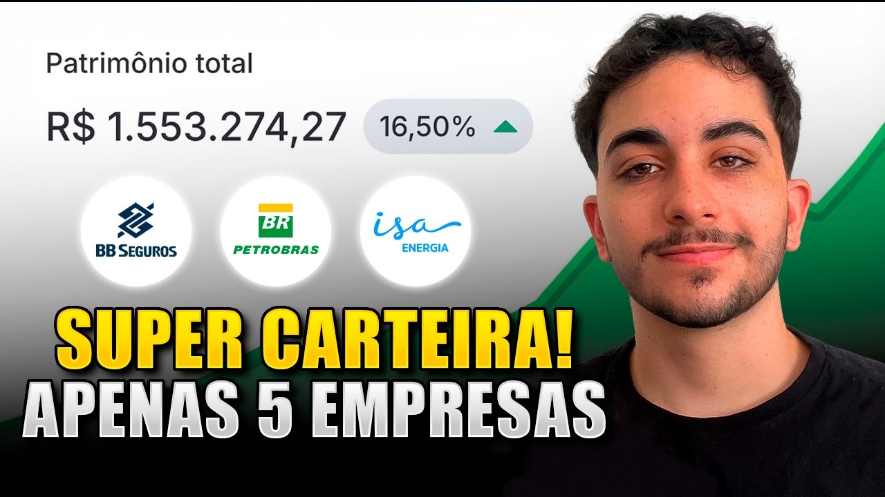 🚀 ELE POSSUI R$ 1.5 MILHÕES INVESTIDOS EM APENAS 5 AÇÕES DE DIVIDENDOS!
