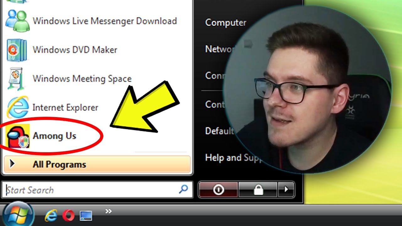 Merge AMONG US pe WINDOWS VISTA ? (EXPERIMENT)