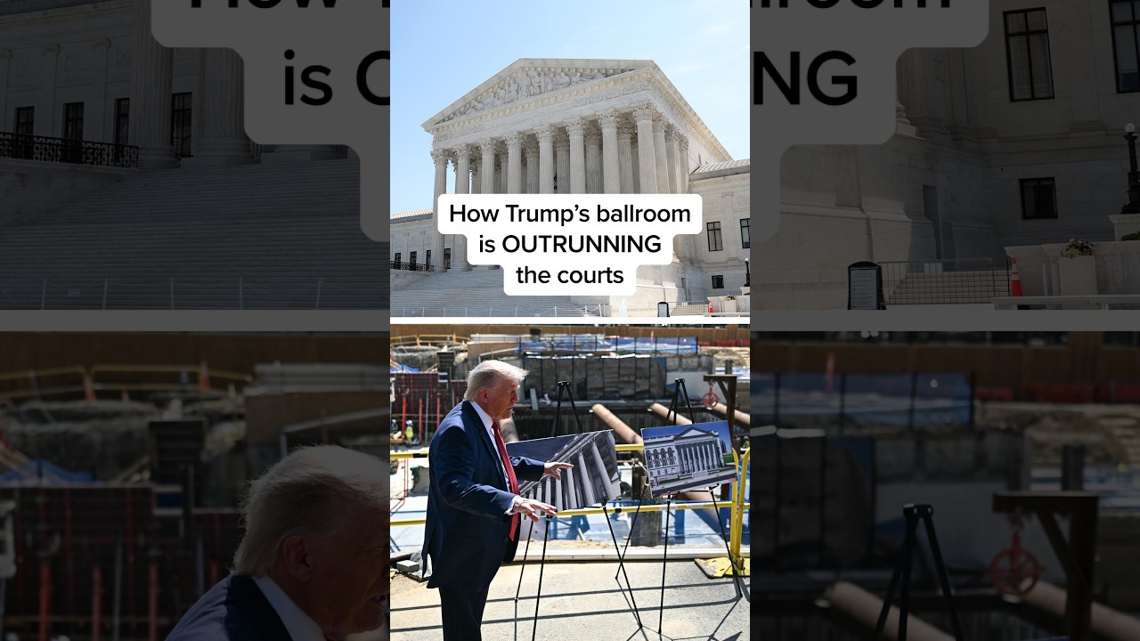 How Trump's ballroom is OUTRUNNING the courts
