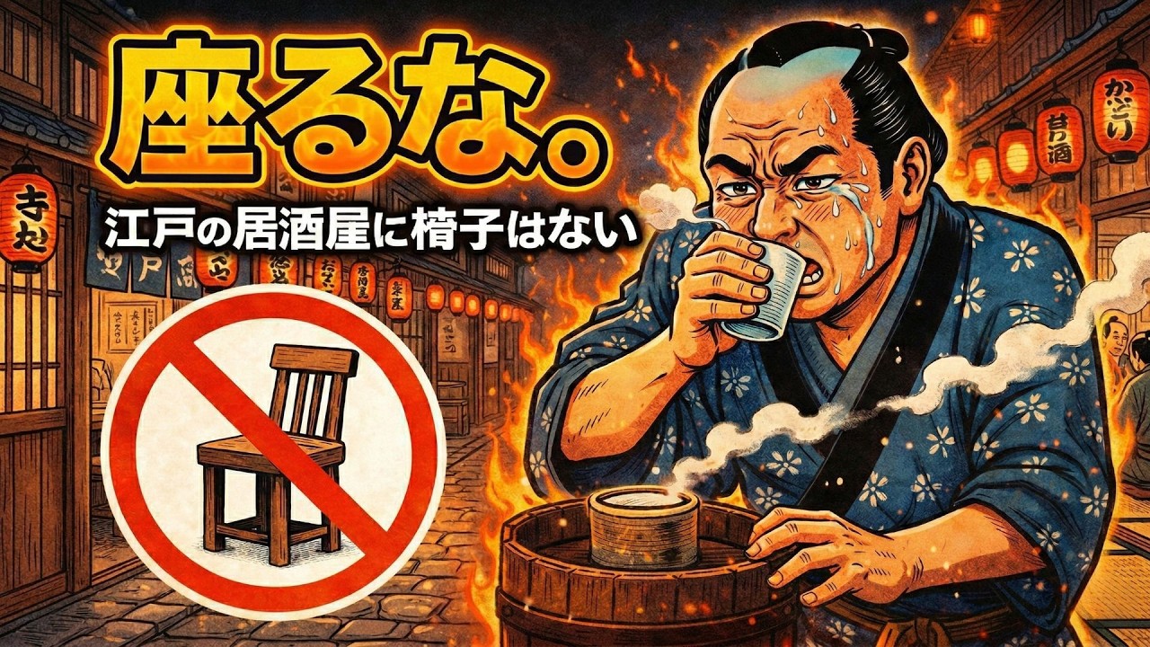 【嘘だろ】江戸の居酒屋は“立ち飲み”が基本だった？