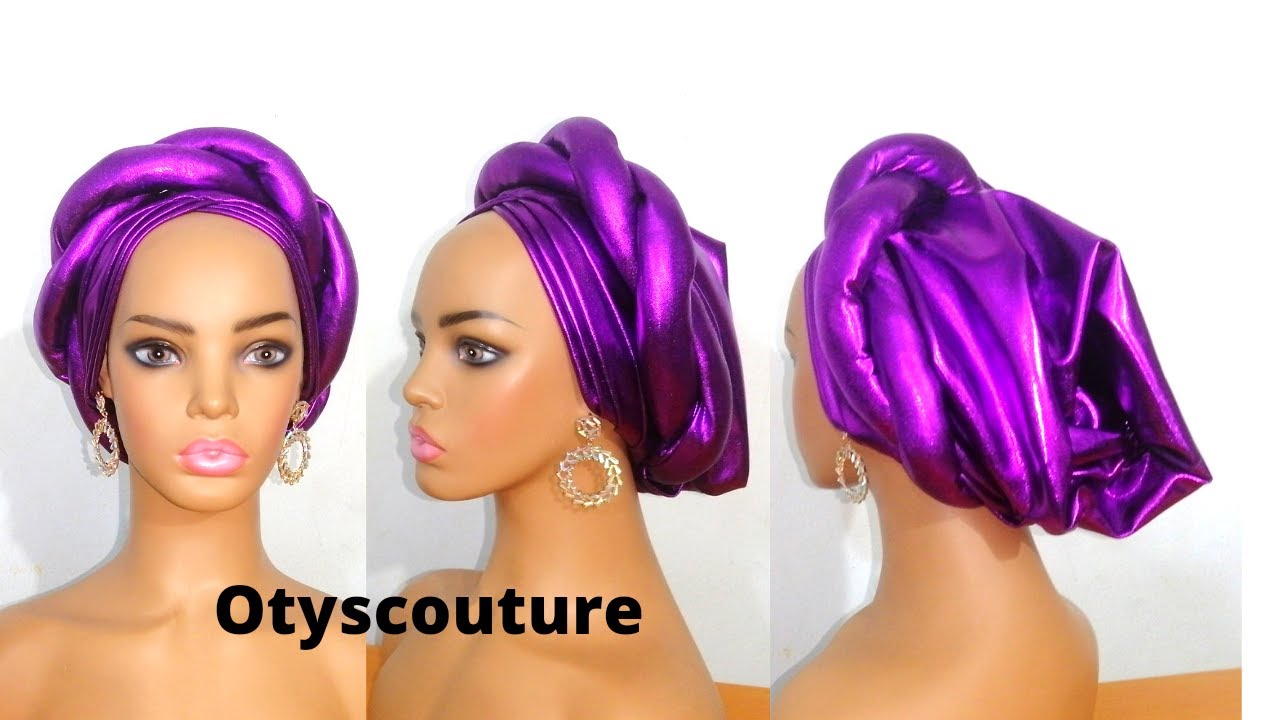 Trending V.Shaped turbancap with twisted headband [Easiest method]