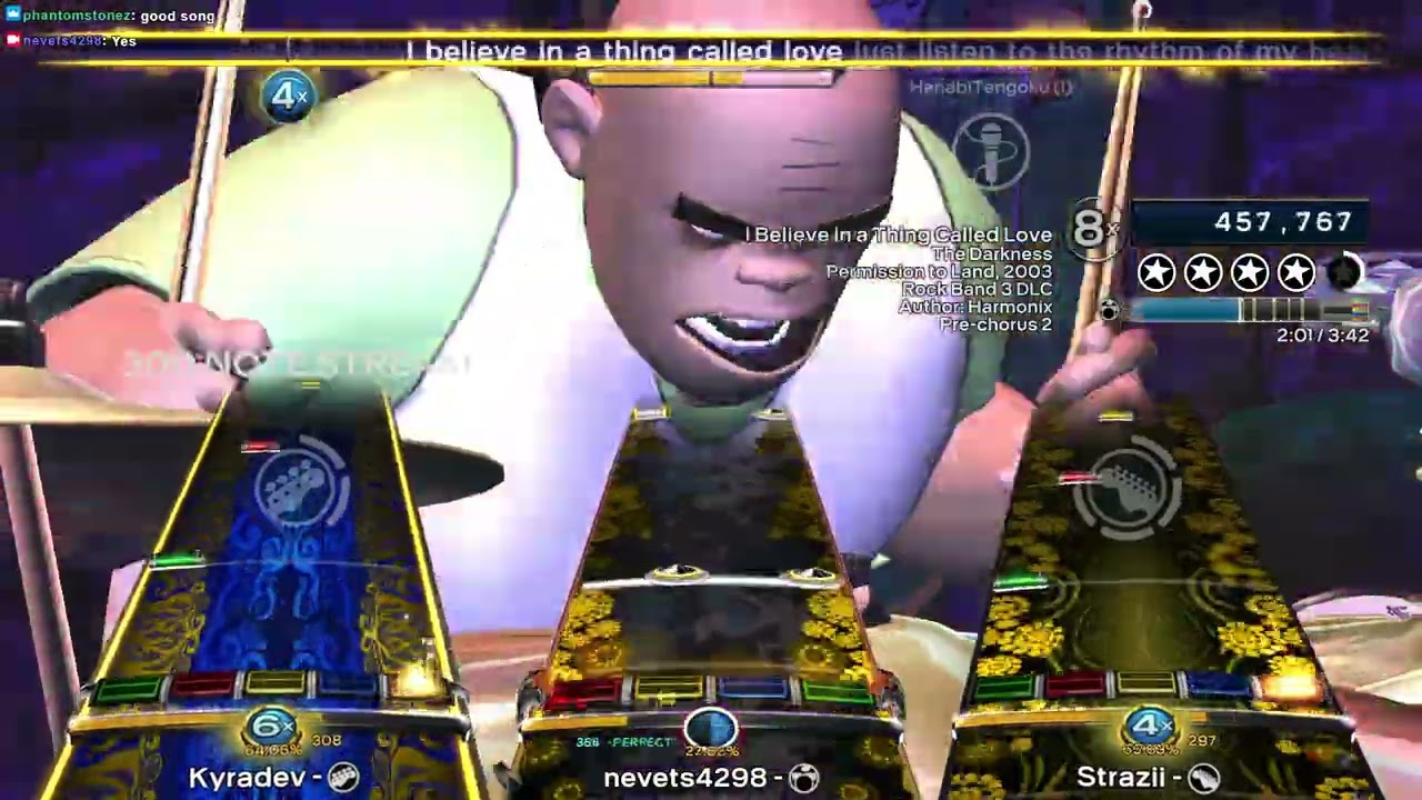I Believe In A Thing Called Love by The Darkness (2003) - Full Band Gold Rock Band 3 Deluxe RPCS3