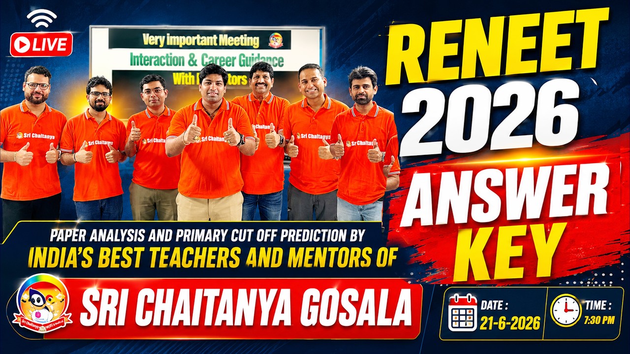 🔴Live | NEET 2026 Answer Key, Paper Analysis and Primary Cut off prediction |  @chaitanyagosala
