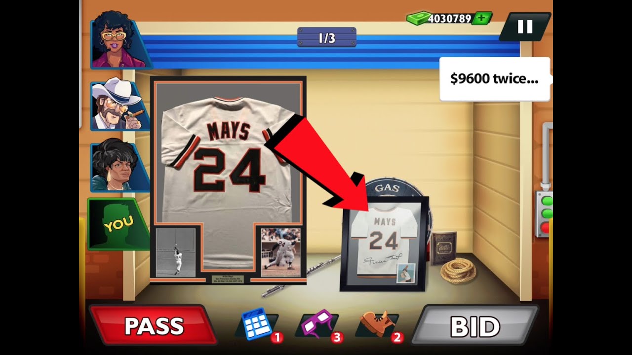 Big Profit + Autographed Willie Mays Jersey! Bid Wars #158