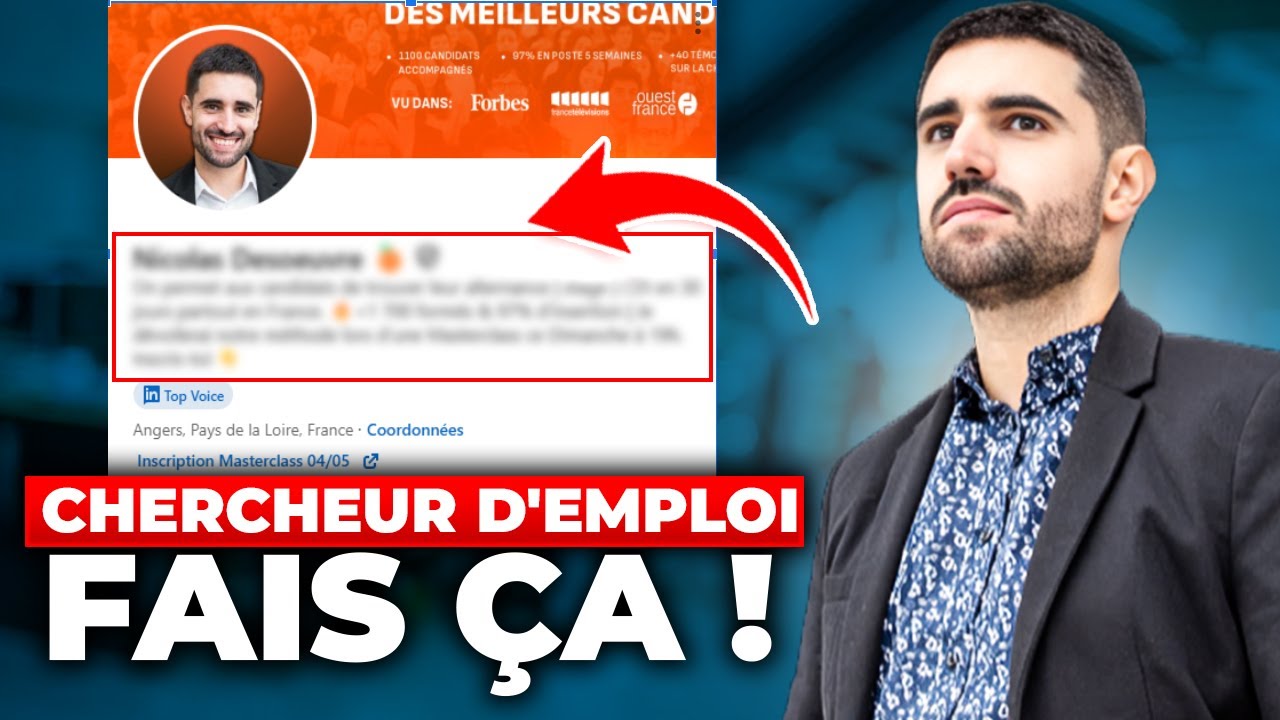 Quoi mettre en TITRE LinkedIn pour une RECHERCHE D'EMPLOI ? (l'erreur à éviter en 2026)