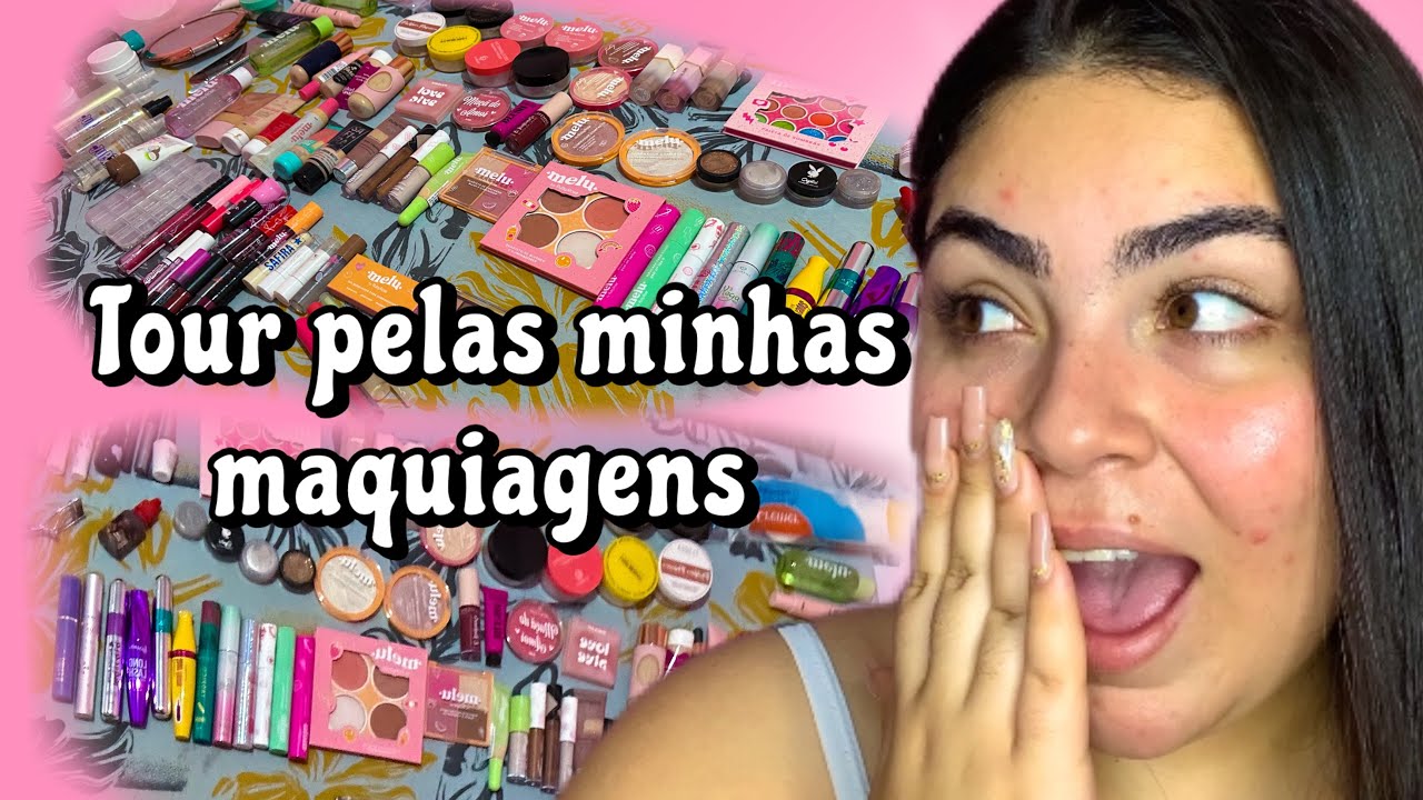 TOUR PELAS MINHAS MAQUIAGENS | realidadeee 2024 ✨