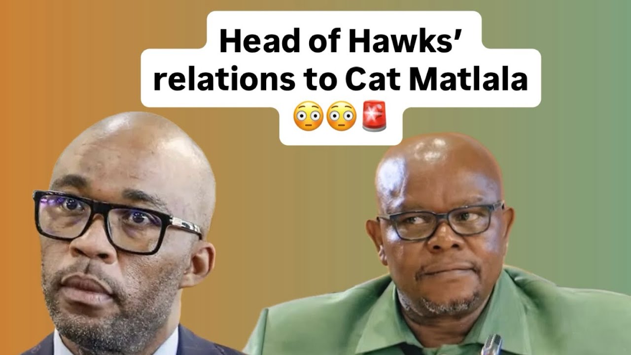 Head of Hawks exposed😳🚨Wife related to Cat Matlala, Son in business with Cat Matlala😳