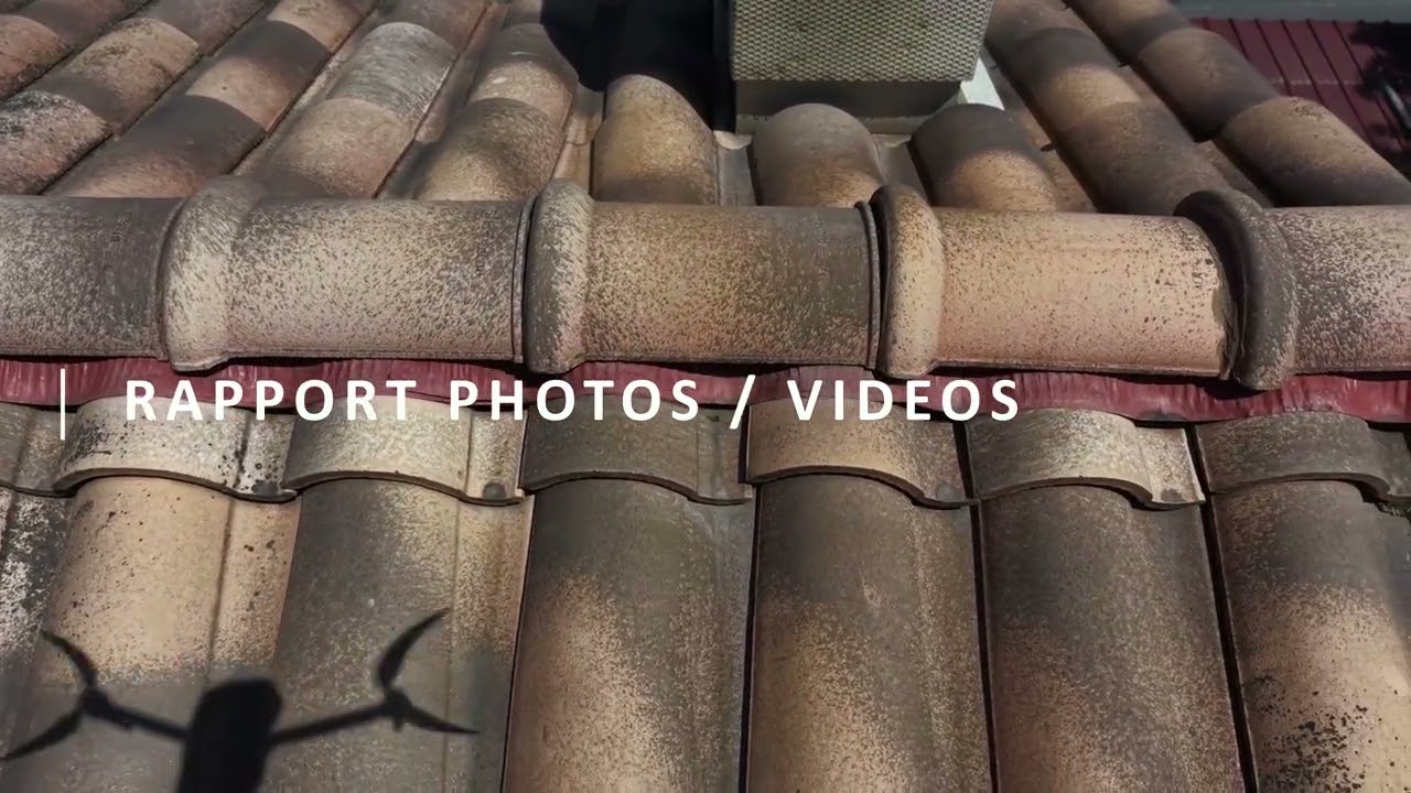 Inspection technique vidéo des éléments de toiture par drone en 4K