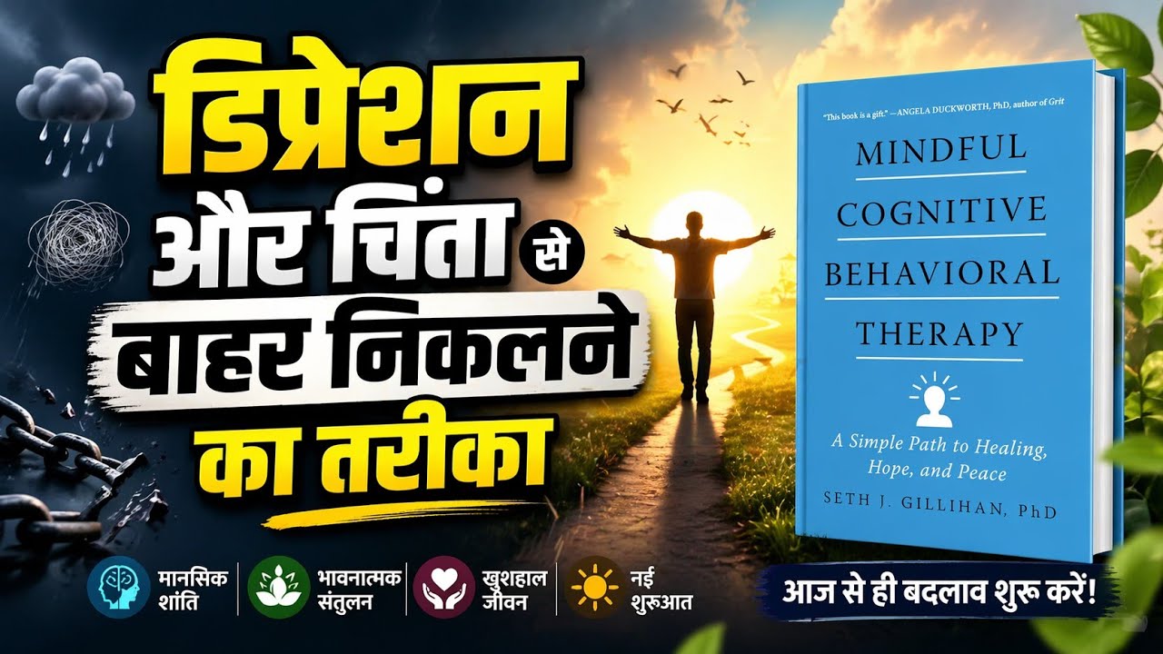 Mindful Cognitive Behavioral Therapy |Audiobook Summary in Hindi | How to Stop Overthinking