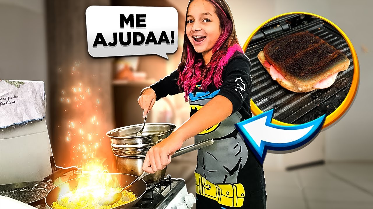 24 HORAS COMENDO APENAS O QUE EU COZINHAR! - Laila Brandão